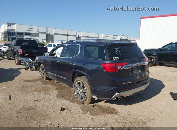 1GKKNPLS5KZ201069 2019 GMC ACADIA Dark Blue უკანა მარცხენა