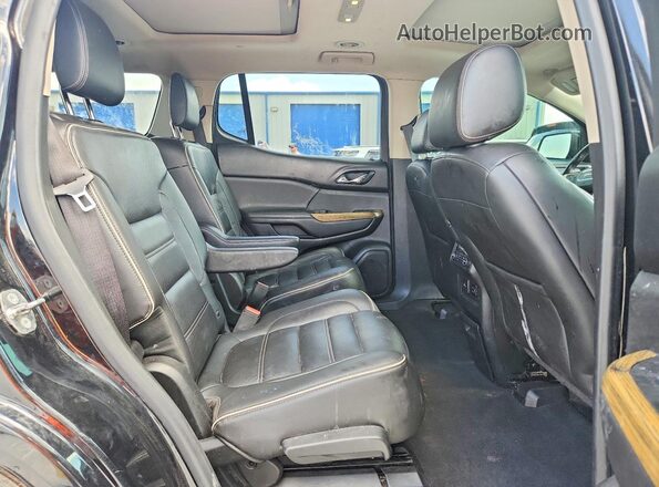 1GKKNPLS6HZ321679 2017 GMC ACADIA Black Widok wnętrza z tyłu