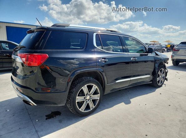 1GKKNPLS6HZ321679 2017 GMC ACADIA Black Tył prawy