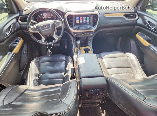1GKKNPLS6HZ321679 2017 GMC ACADIA Black Widok deski rozdzielczej