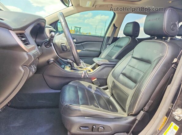1GKKNPLS6HZ321679 2017 GMC ACADIA Black Widok wnętrza z przodu