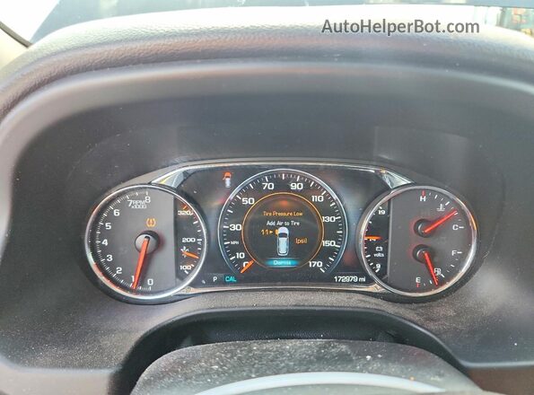 1GKKNPLS6HZ321679 2017 GMC ACADIA Black Widok zestawu wskaźników