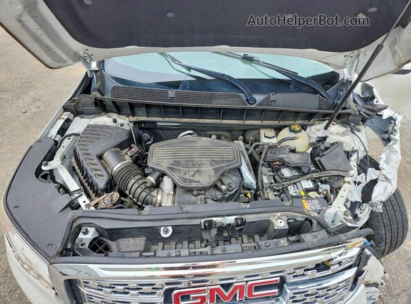 1GKKNPLS7KZ104097 2019 GMC ACADIA Белый Вид подкапотного пространства