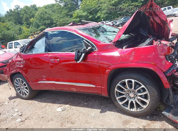 1GKKNPLS8PZ244408 2023 GMC ACADIA Red Սարքավորումների վահանակի տեսք