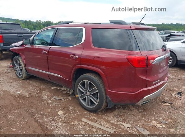 1GKKNPLS9JZ177907 2018 GMC ACADIA Red Trasero izquierdo