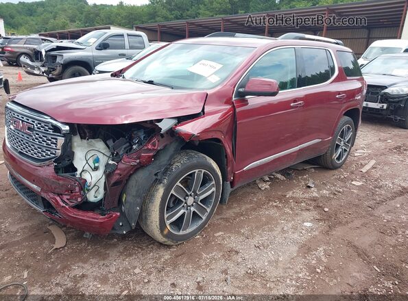 1GKKNPLS9JZ177907 2018 GMC ACADIA Red Vista tres cuartos delantera izquierda