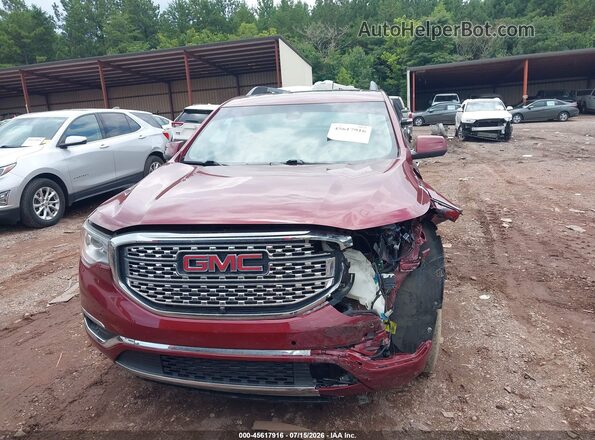 1GKKNPLS9JZ177907 2018 GMC ACADIA Red Vista frontal