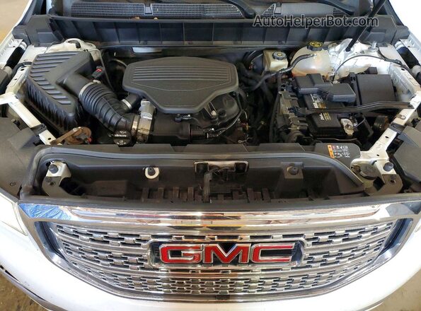 1GKKNPLSXHZ180857 2017 GMC ACADIA White ძრავის განყოფილების ხედი