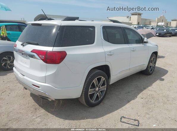 1GKKNPLSXHZ240832 2017 GMC ACADIA Белый Задняя правая четверть