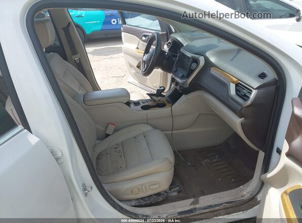 1GKKNPLSXHZ240832 2017 GMC ACADIA Белый Вид салона спереди