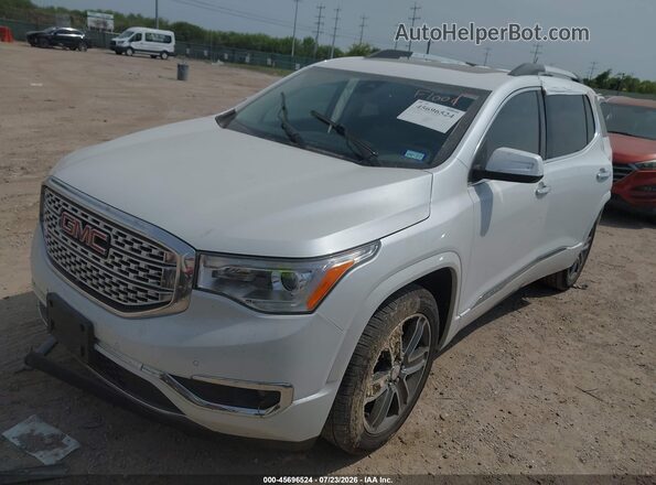 1GKKNPLSXHZ240832 2017 GMC ACADIA Белый Передняя левая четверть