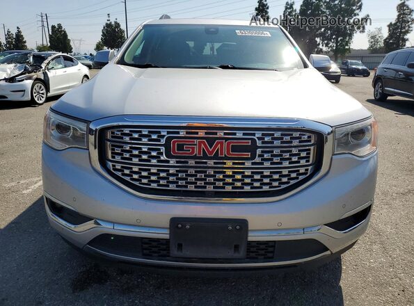 1GKKNPLSXHZ320857 2017 GMC ACADIA Silver Front view