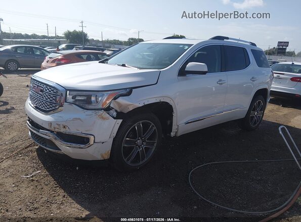 1GKKNPLSXKZ175293 2019 GMC ACADIA White Front left