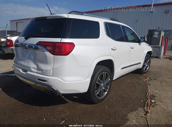 1GKKNPLSXKZ175293 2019 GMC ACADIA White Rear right