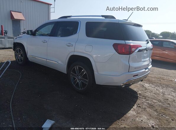 1GKKNPLSXKZ175293 2019 GMC ACADIA White Rear left