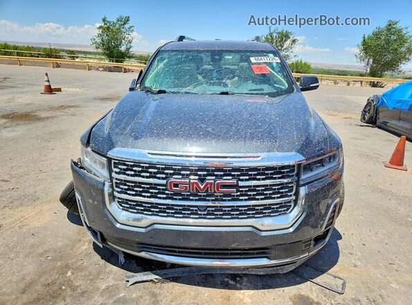 1GKKNPLSXMZ131040 2021 GMC ACADIA Gray Front view