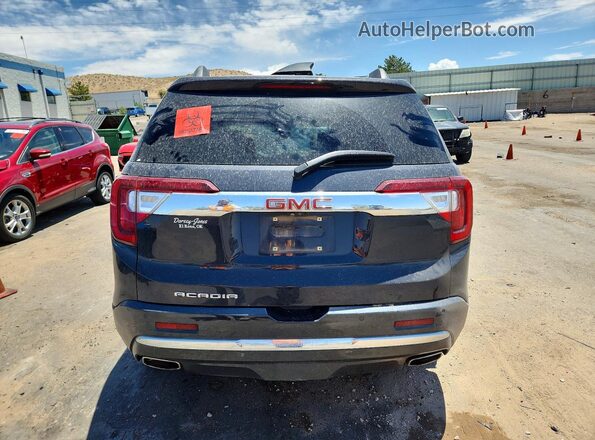 1GKKNPLSXMZ131040 2021 GMC ACADIA Gray Rear view