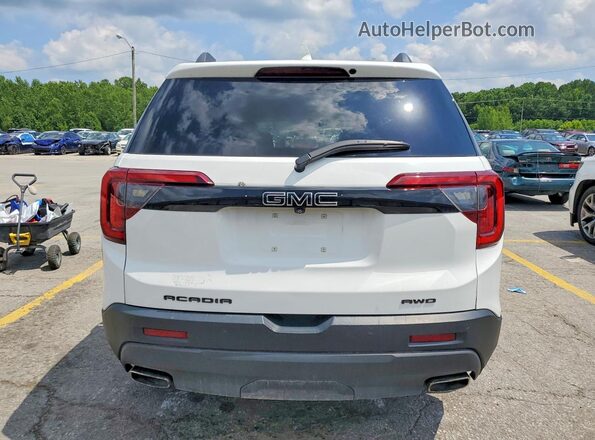 1GKKNRL49MZ110581 2021 GMC ACADIA Белый Вид сзади