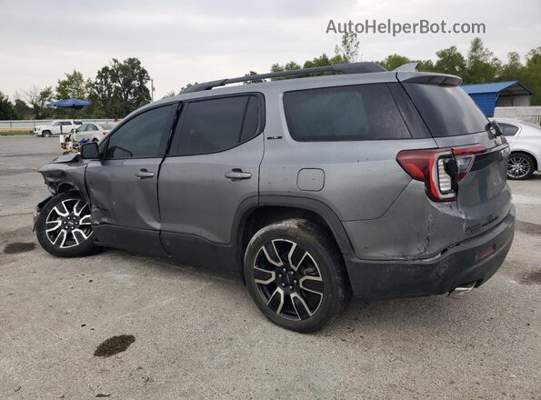 1GKKNRL4XMZ205618 2021 GMC ACADIA Gray Задня ліва чверть