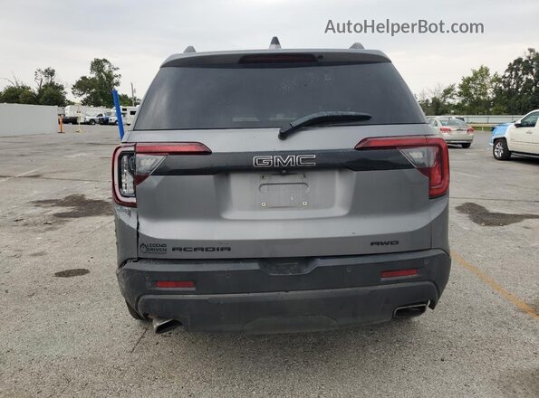 1GKKNRL4XMZ205618 2021 GMC ACADIA Gray Вид ззаду