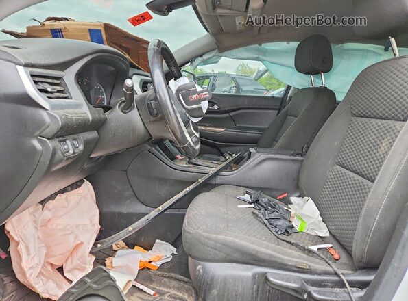 1GKKNRLA4KZ195302 2019 GMC ACADIA White Widok wnętrza z przodu