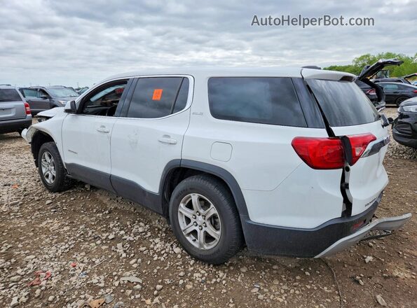 1GKKNRLA4KZ195302 2019 GMC ACADIA White Tył lewy