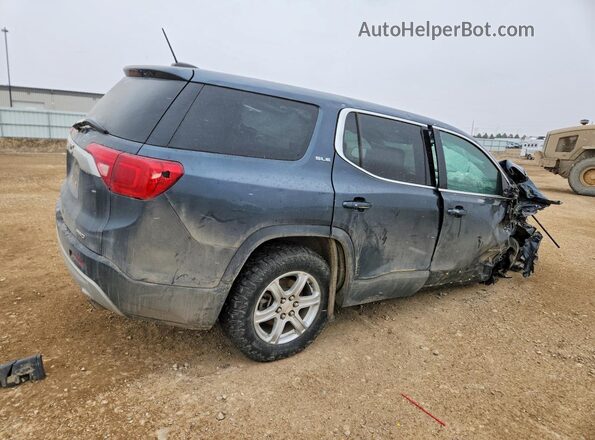 1GKKNRLA9KZ225331 2019 GMC ACADIA Blue Rear right