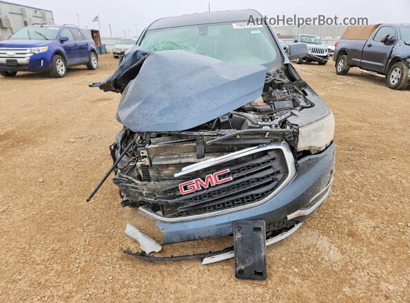 1GKKNRLA9KZ225331 2019 GMC ACADIA Blue Front view