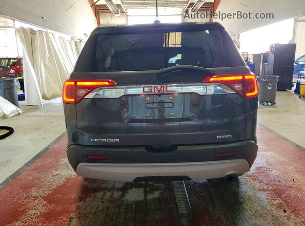 1GKKNRLAXJZ223604 2018 GMC ACADIA Gray Вид ззаду