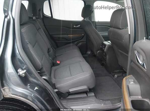 1GKKNRLAXKZ274957 2019 GMC ACADIA Blue Vista de la etiqueta del VIN