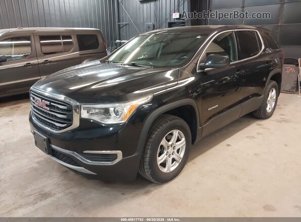 1GKKNRLAXKZ285733 2019 GMC ACADIA Черный Передняя левая четверть