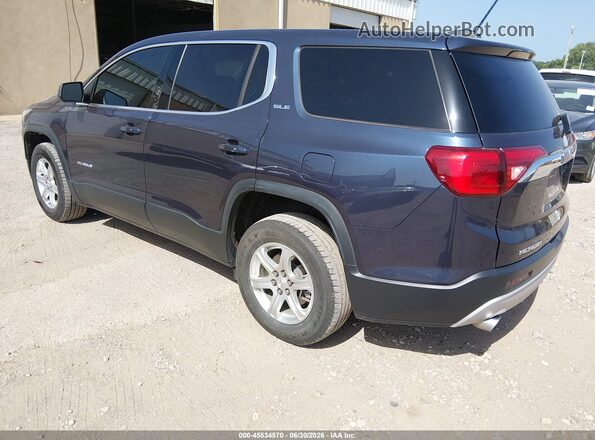 1GKKNRLS0KZ128060 2019 GMC ACADIA Blue Trasero izquierdo