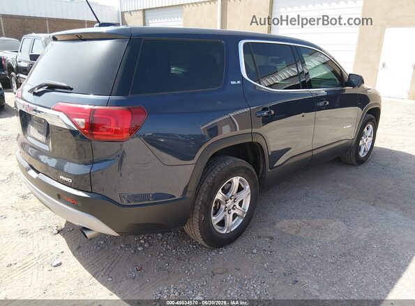1GKKNRLS0KZ128060 2019 GMC ACADIA Blue Trasero derecho