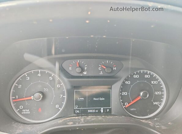1GKKNRLS0KZ218681 2019 GMC ACADIA Gray Սարքավորումների վահանակի տեսք