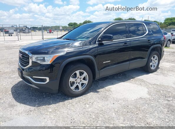 1GKKNRLS3J2234372 2018 GMC ACADIA Black Przód lewy