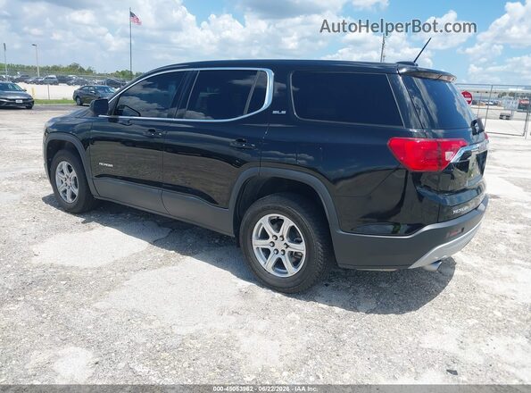 1GKKNRLS3J2234372 2018 GMC ACADIA Black Tył lewy