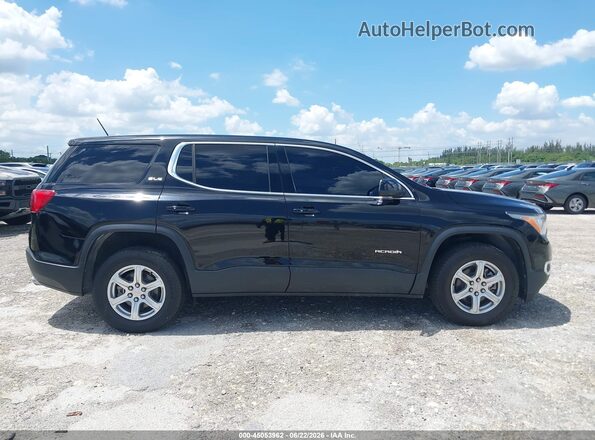 1GKKNRLS3J2234372 2018 GMC ACADIA Black Widok wnętrza z tyłu