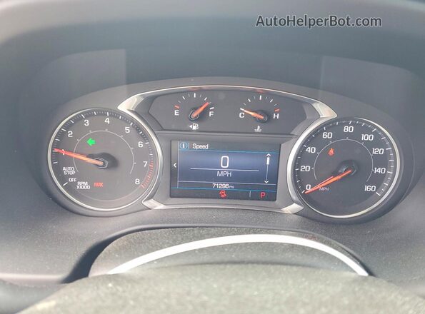 1GKKNRLS3LZ182213 2020 GMC ACADIA Black Widok zestawu wskaźników