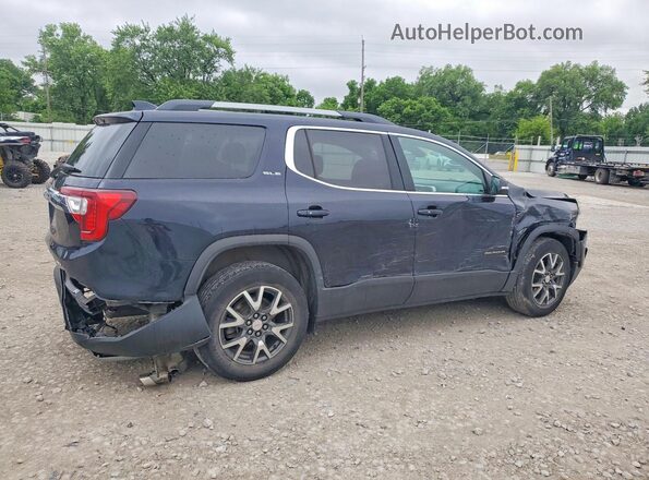 1GKKNRLS3MZ199109 2021 GMC ACADIA Синий Задняя правая четверть