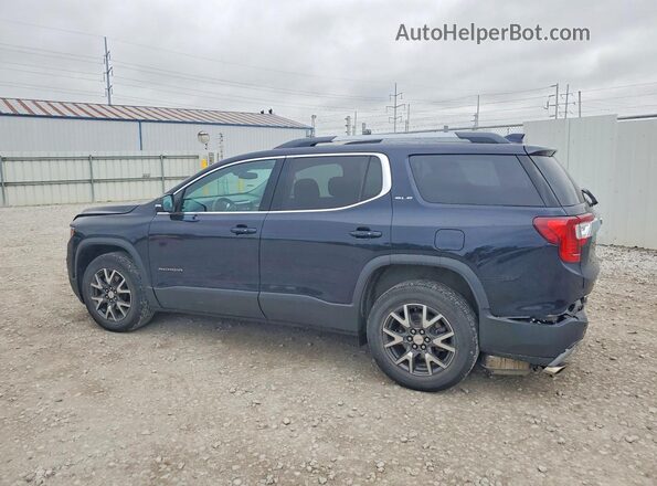1GKKNRLS3MZ199109 2021 GMC ACADIA Синий Задняя левая четверть