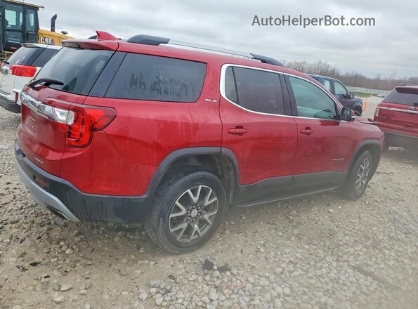 1GKKNRLS5MZ123245 2021 GMC ACADIA Red Trasero derecho