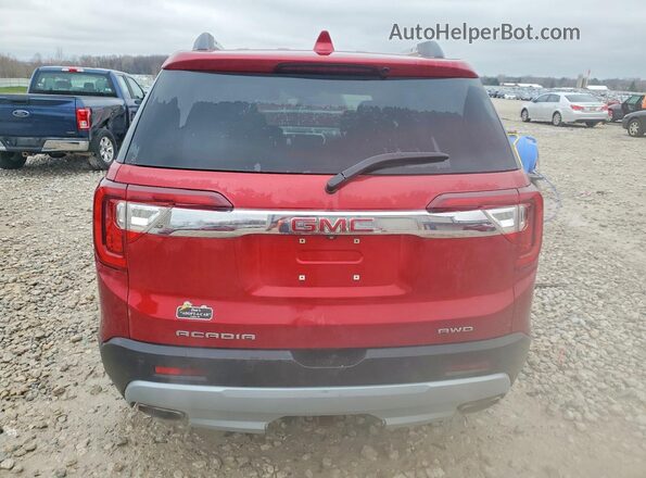 1GKKNRLS5MZ123245 2021 GMC ACADIA Red Vista trasera