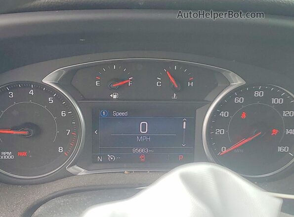 1GKKNRLS5MZ123245 2021 GMC ACADIA Red Vista del cuadro de instrumentos