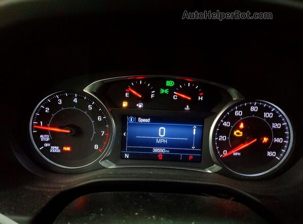 1GKKNRLS5MZ149120 2021 GMC ACADIA Red Widok zestawu wskaźników