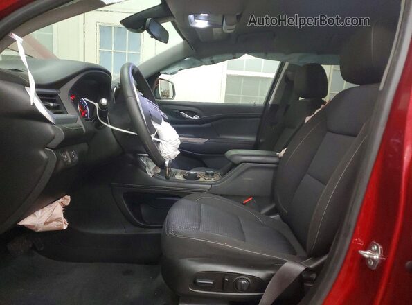 1GKKNRLS5MZ149120 2021 GMC ACADIA Red Widok wnętrza z przodu