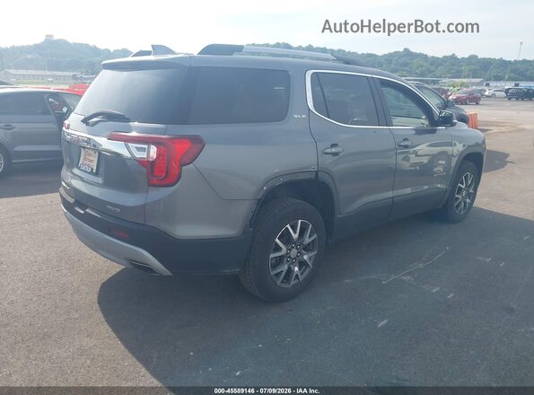 1GKKNRLS5MZ199435 2021 GMC ACADIA Серый Задняя правая четверть
