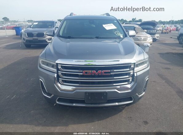1GKKNRLS5MZ199435 2021 GMC ACADIA Серый Вид щитка приборов