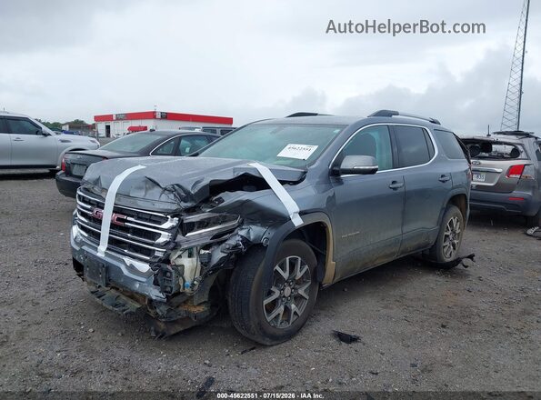 1GKKNRLS6LZ218895 2020 GMC ACADIA Gray წინა მარცხენა ხედი სამი მეოთხედიდან