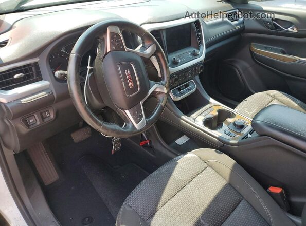 1GKKNRLS8LZ123853 2020 GMC ACADIA White Widok deski rozdzielczej
