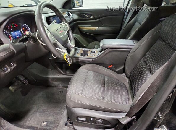 1GKKNRLSXMZ179763 2021 GMC ACADIA Black წინა სალონის ხედი